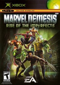 Marvel Nemesis Rise of the Imperfects Xbox US box art